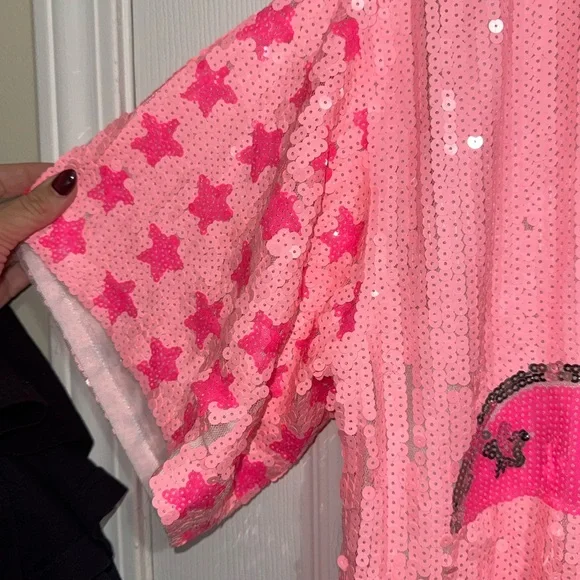 Pink Cowgirl Sequin T-Shirt - Picture 5 of 9